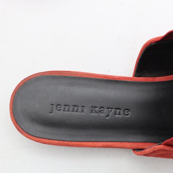Jenni Kayne Mule Women's EU Size 38 Shoes Saddle Standard Burgundy Suede Flats - Picture 10 of 12